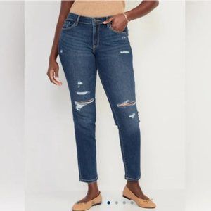 Old Navy 2 Power Slim Straight Jeans Dark Wash